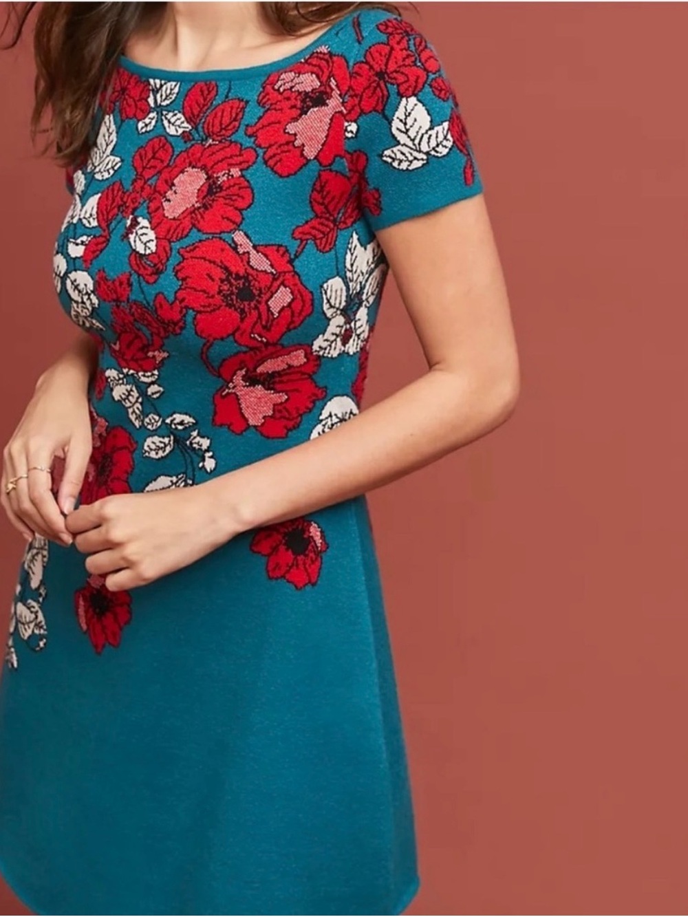 Anthropologie Maeve Poppy dress XL